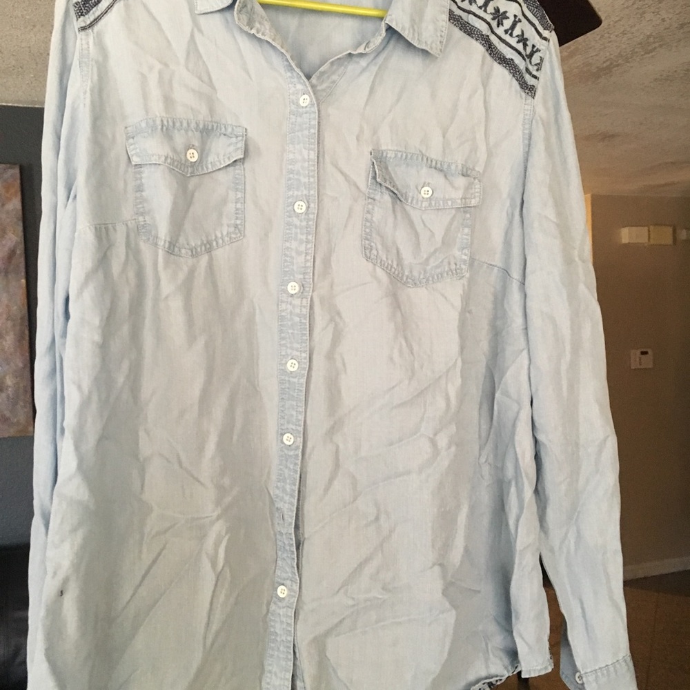 Torrid denim shirt